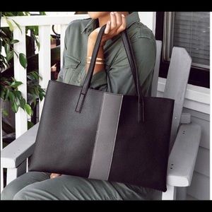 Vince Camuto Black and Grey Tote